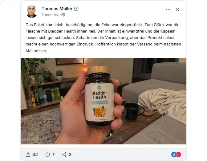 Bladder Health Facebook Erfahrungen