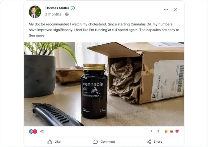 Cannabis Oil Facebook Reviews