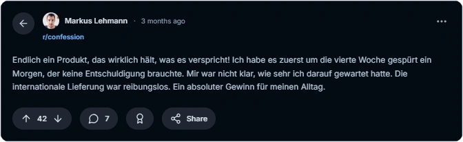 Corevalin Reddit Bewertungen