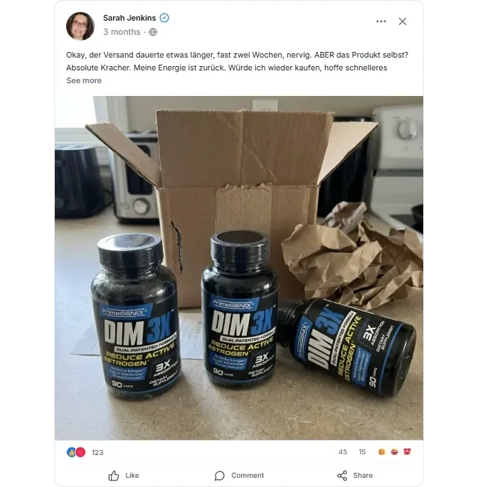 DIM3X Facebook Bewertungen
