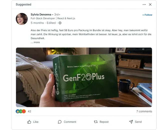 GenF20 Linkedln Bewertungen