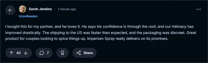 Imperium Spray Reddit Reviews