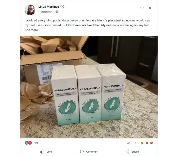 Kerassentials Facebook Reviews