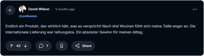KetoSana Reddit Bewertungen