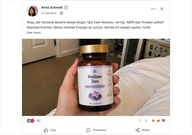 Mellow Zen Facebook Bewertungen