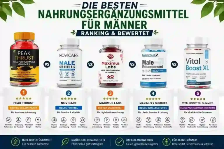 Nahrungsergänzungsmittel für Männer