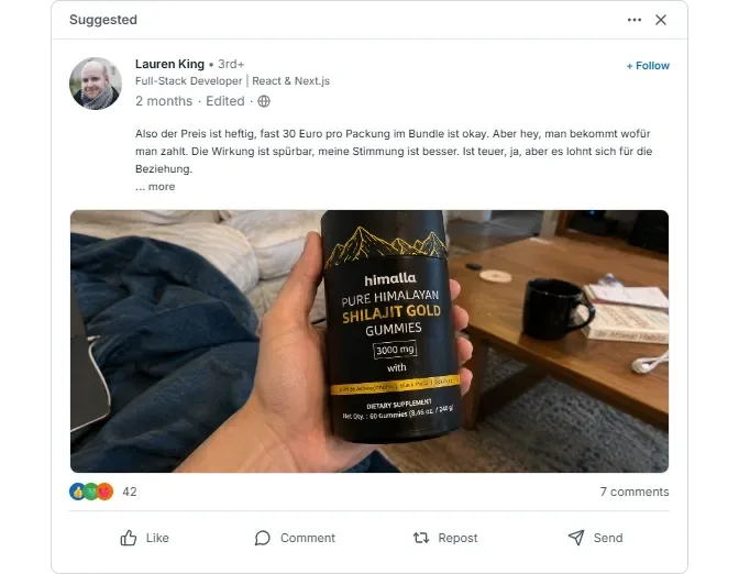 Shilajit Gummies Linkedln Bewertungen