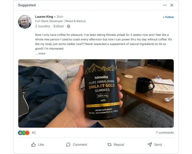 Shilajit gummies Linkedln Reviews