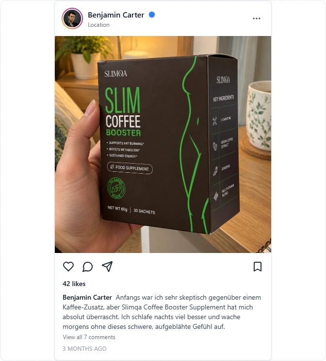 Slimqa Slim Coffee Booster Instagram Bewertungen