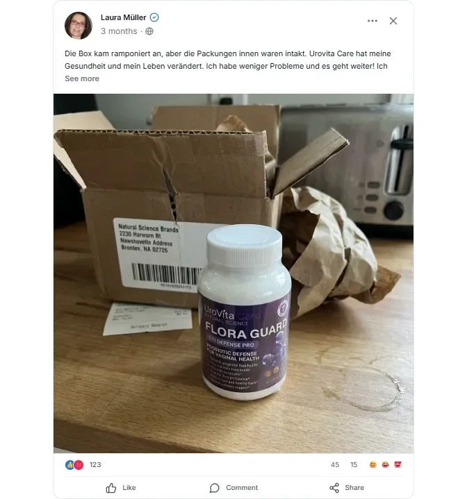Urovita Care Facebook Bewertungen