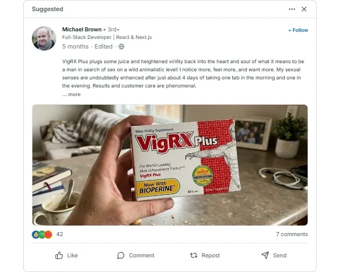 Vigrxplus Linkedln Reviews
