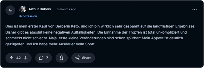 Berberin Keto Reddit Erfahrungen