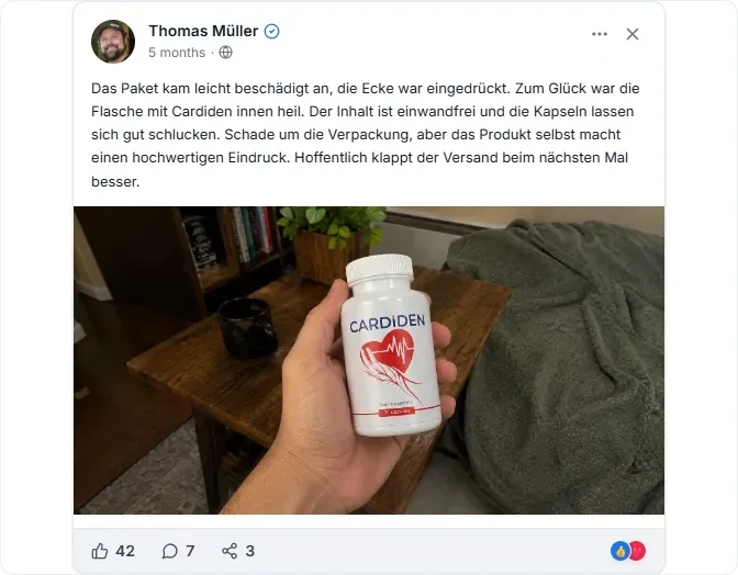 Cardiden Facebook Bewertungen