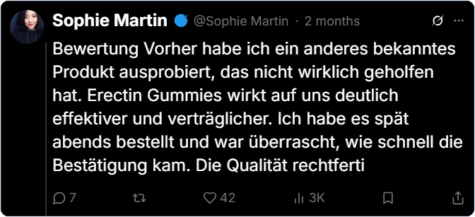 Erectin Gummies Reddit Bewertungen