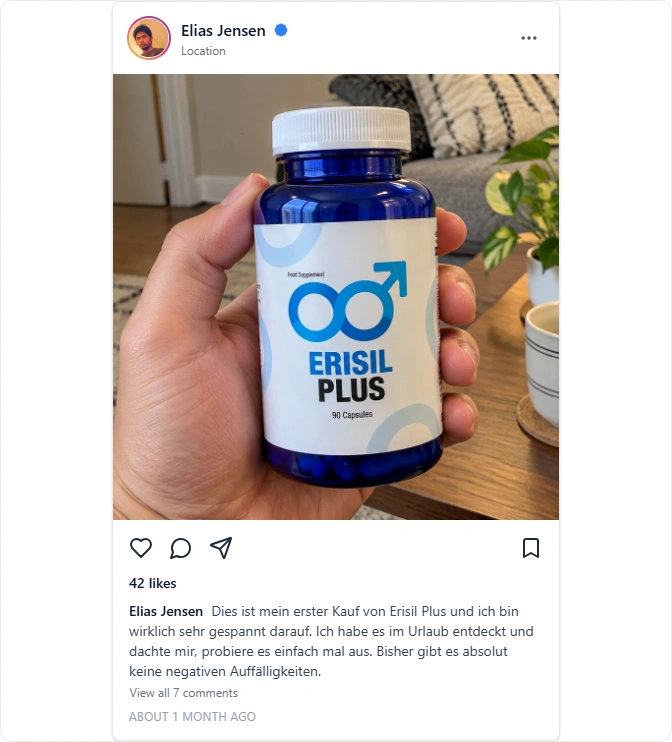 Erisil Plus Instagram Erfahrungen