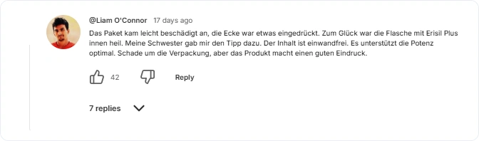 Erisil Plus YouTube Erfahrungen