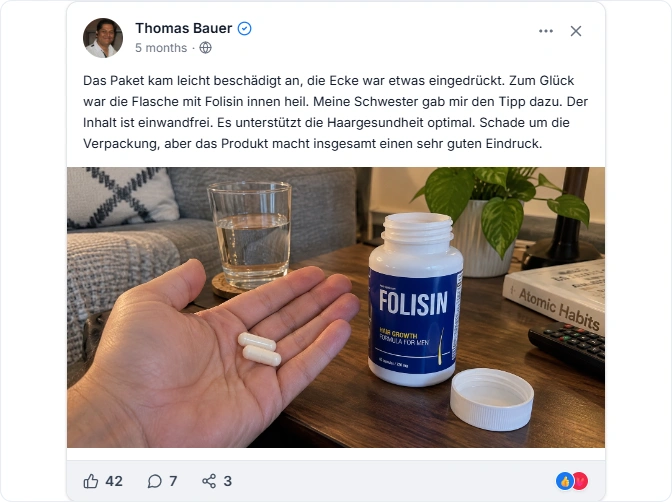 Folisin Facebook Erfahrungen
