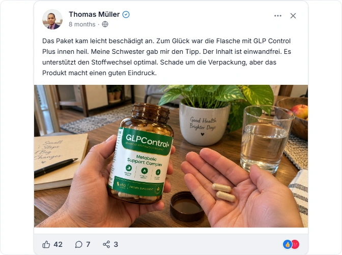 GLP Control Plus Facebook Bewertungen