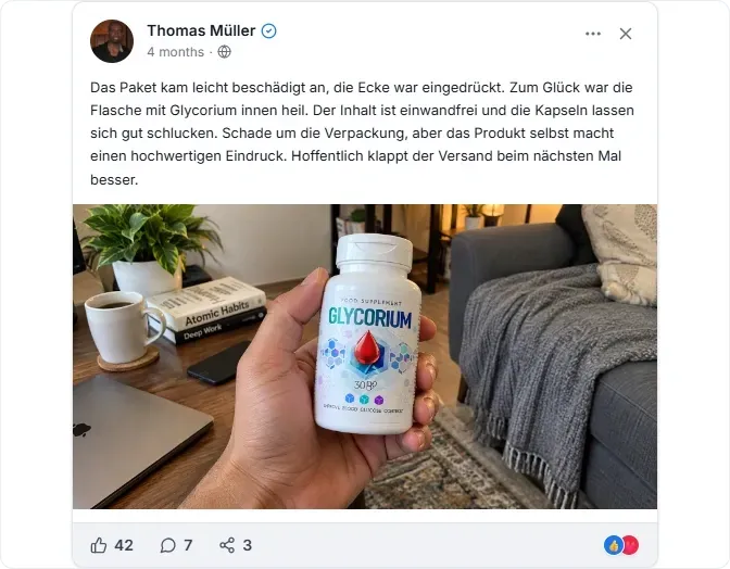 Glycorium Facebook Erfahrungen