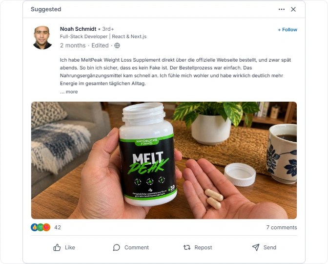 MeltPeak Linkedln Erfahrungen