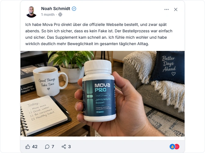 Mova Pro Facebook Erfahrungen