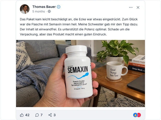 Semaxin Facebook Erfahrungen