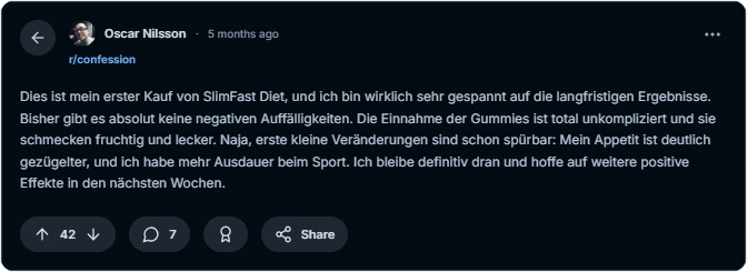 SlimFast Diet Reddit Bewertungen