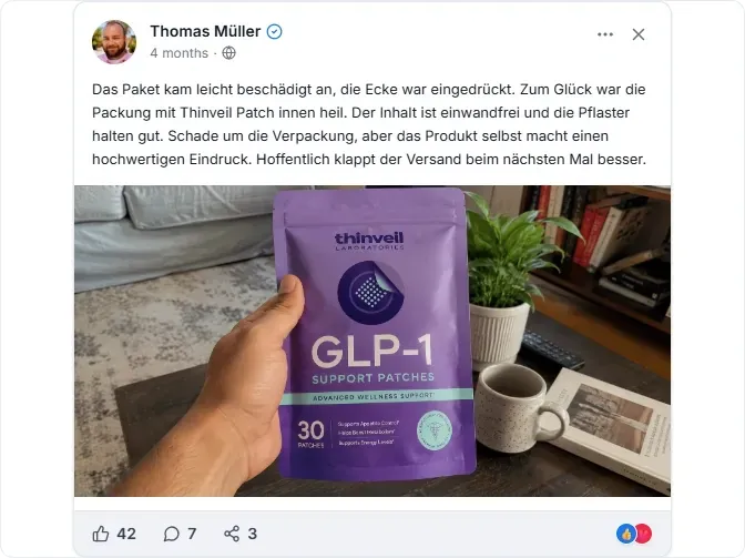 Thinveil Patch Facebook Bewertungen