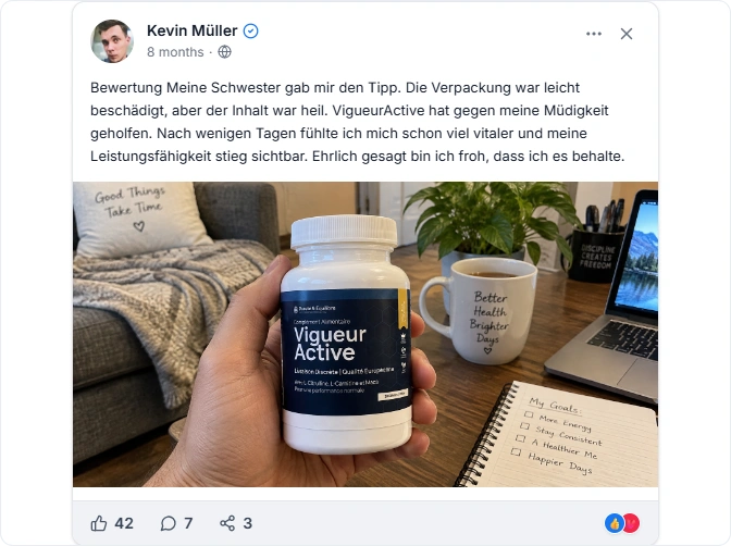 VigueurActive Facebook Erfahrungen
