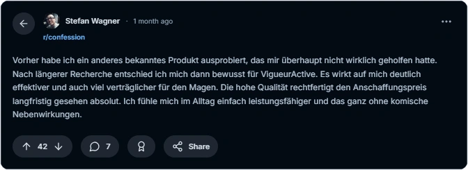 VigueurActive Reddit Erfahrungen