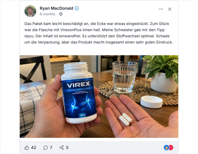 Virexon Plus Facebook Erfahrungen