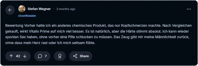 Vitalix Prime Reddit Erfahrungen