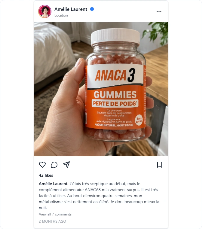 ANACA3 Diet Instagarm Avis