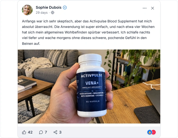 Activpulse Blood Facebook Erfahrungen