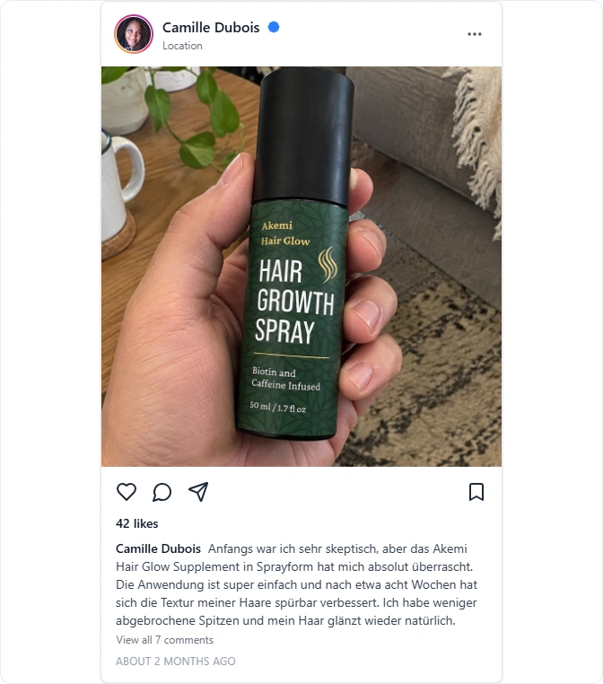 Akemi Hair Glow Instagram Erfahrungen