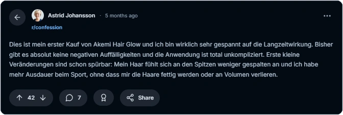 Akemi Hair Glow Reddit Erfahrungen
