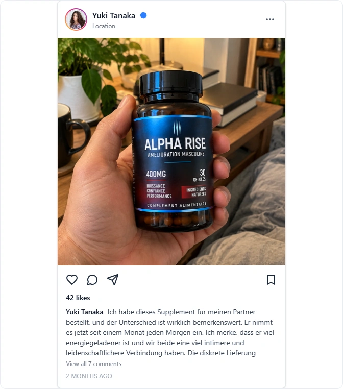 AlphaRise ME Instagram Erfahrungen