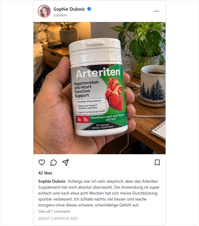 Arteriten Instagram Erfahrungen