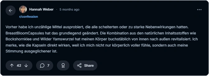 Breast Bloom Capsules Reddit Erfahrungen