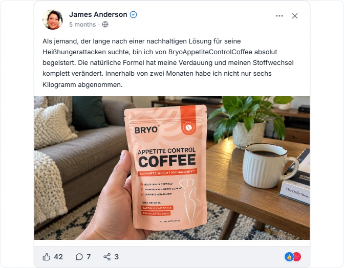 Bryo Appetite Control Coffee Facebook Erfahrungen