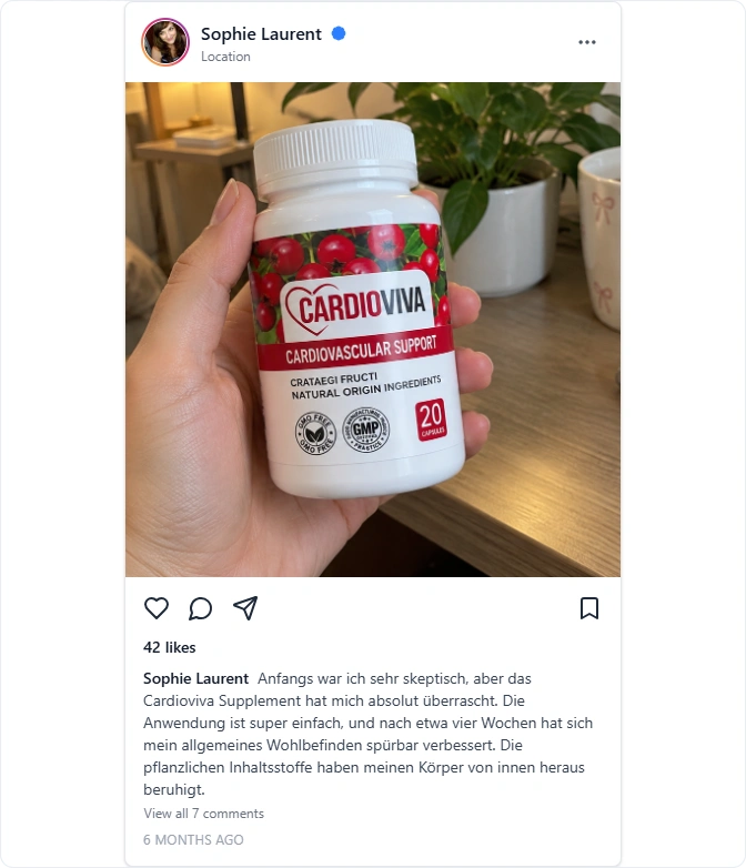 Cardioviva Facebook Erfahrungen