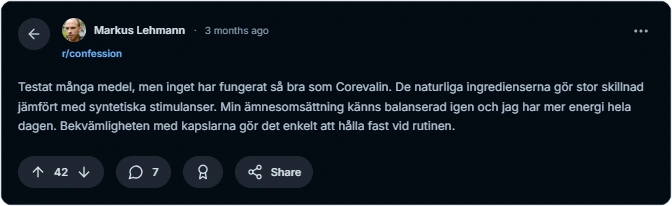 Corevalin Reddit Recension