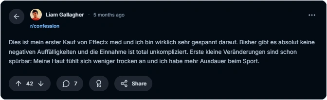 Effectxmed Reddit Bewertungen