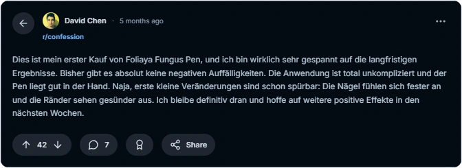 Foliaya Fungus Pen Reddit Erfahrungen