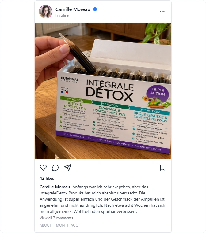 Integrale Detox Instagram Bewertungen
