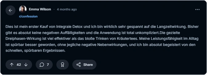 Integrale Detox Reddit Bewertungen