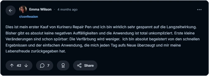 Kurineru Repair Pen Reddit Erfahrungen