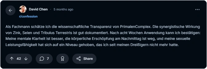 Primalen Complex Reddit Erfahrungen