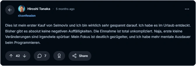 Selmovix Reddit Erfahrungen