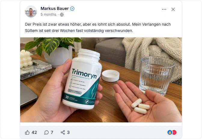 Trimoryn Facebook Erfahrungen